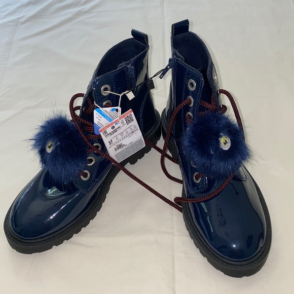 Shoes | Zara Girls Pull Tab Ankle Boots 